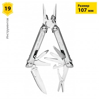 Мультитул LEATHERMAN FREE P2 832638 с нейлоновым чехлом