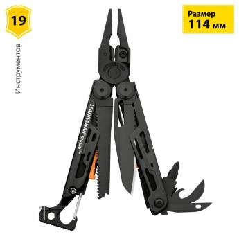 Мультитул LEATHERMAN SIGNAL 19 функций нейлоновый чехол, черный