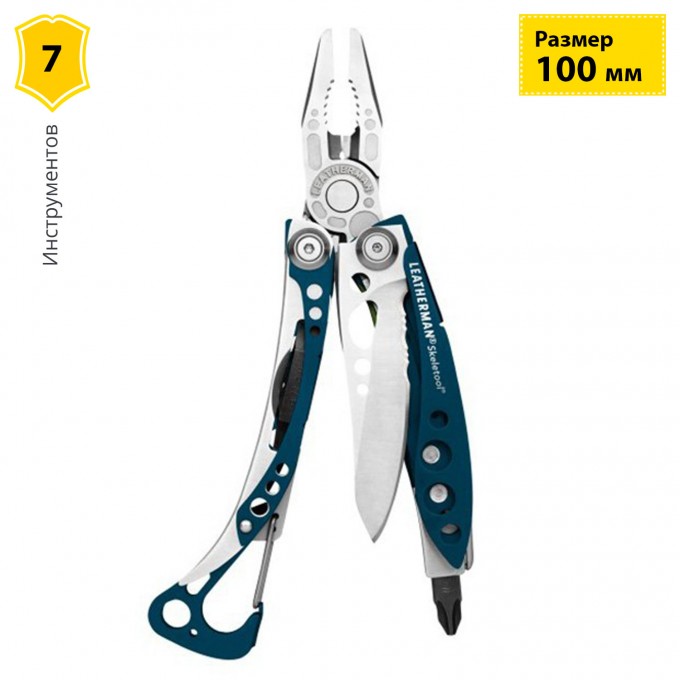 Мультитул LEATHERMAN SKELETOOL DENIM 832209