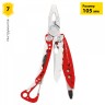 Мультитул LEATHERMAN SKELETOOL RX 7 функций, красный 832310