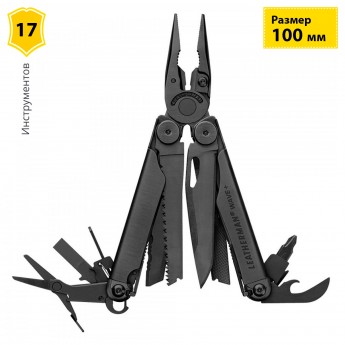 Мультитул LEATHERMAN WAVE PLUS BLACK 832526