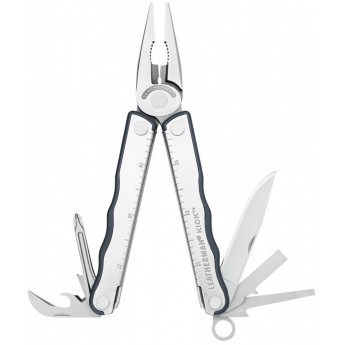 Мультитул LEATHERMAN KICK OT830060T с логотипом Toyota и кожаным чехлом