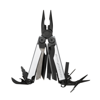 Мультитул LEATHERMAN WAVE BLACK & SILVER 832458 с нейлоновым чехлом