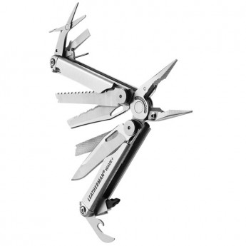 Мультитул LEATHERMAN WAVE PLUS 832551 с кожаным чехлом