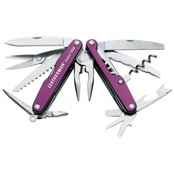 Мультитул LEATHERMAN JUICE XE6 THUNDER PURPLE 78105092N в подарочной упаковке