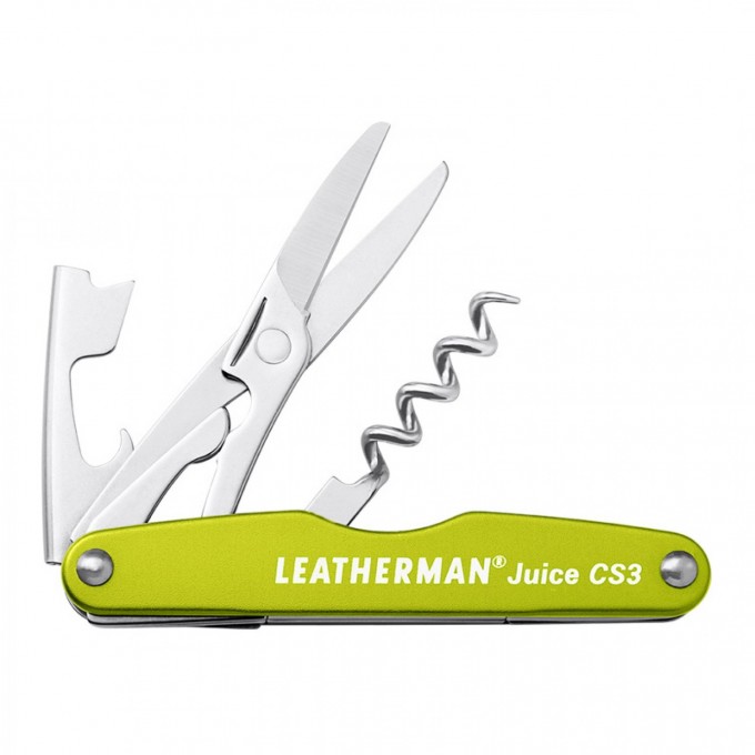 Мультитул LEATHERMAN JUICE CS3 MOSS GREEN 832371