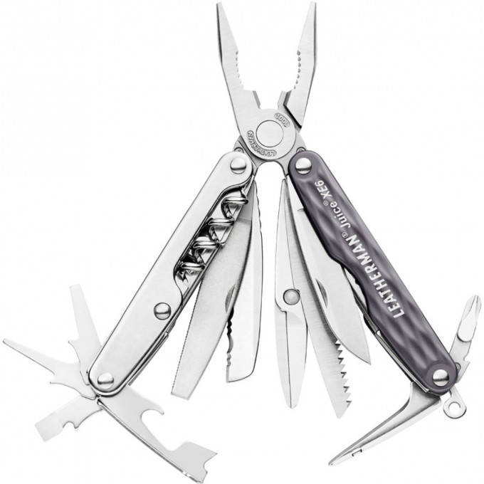 Мультитул LEATHERMAN JUICE XE6 GRANITE GRAY в подарочной упаковке 831994