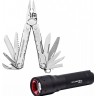 Мультитул LEATHERMAN REBAR + LED LENSER P7.2 1205