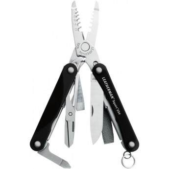 Мультитул LEATHERMAN SQUIRT ES4 BLACK 831243 в подарочной упаковке