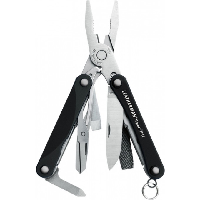 Мультитул LEATHERMAN SQUIRT PS4 BLACK 831233