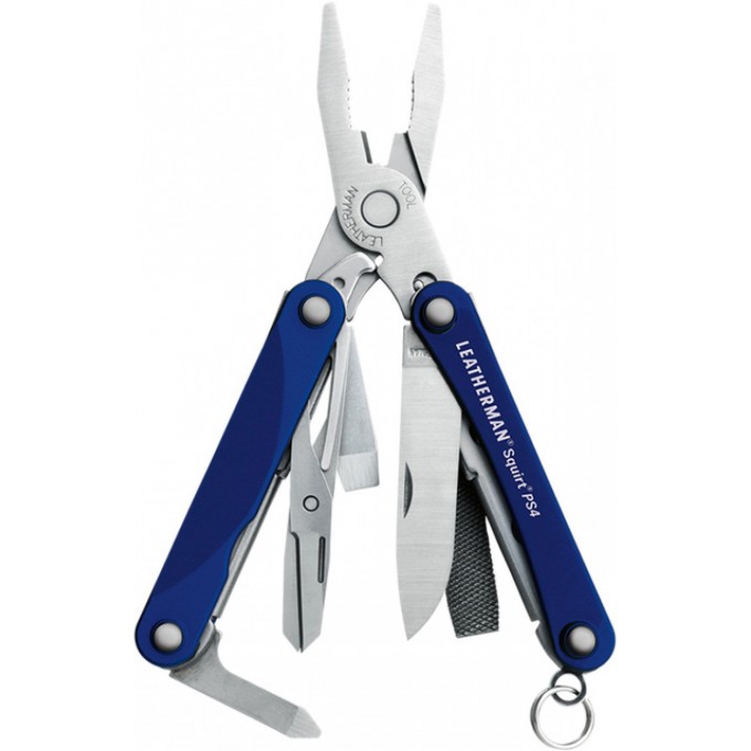 Мультитул LEATHERMAN SQUIRT PS4 BLUE в подарочной упаковке 831231