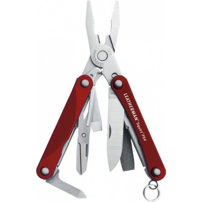 Мультитул LEATHERMAN SQUIRT PS4 RED 831227