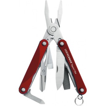 Мультитул LEATHERMAN SQUIRT PS4 RED 831228 в подарочной упаковке