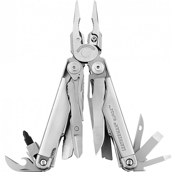 Мультитул LEATHERMAN SURGE GIFT с кожаным чехлом в подарочной упаковке 830169