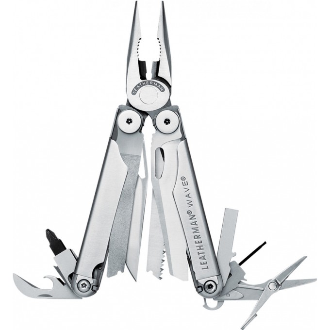 Мультитул LEATHERMAN WAVE GIFT 830082 с кожаным чехлом в металлической подарочной упаковке 830082-M